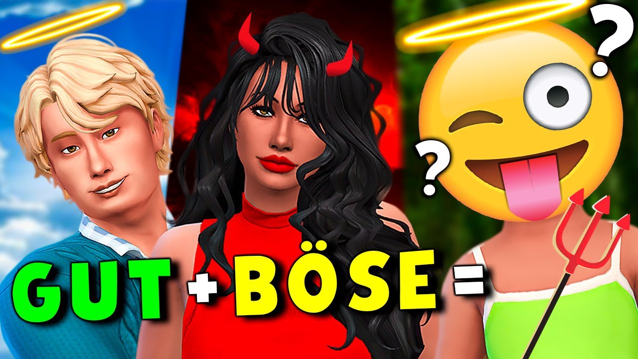 Sims 4 erstellt Engel + Teufel 👼😈& ich sperre sie in WOHNUNG ein! + Baby Experiment 🧪👶
