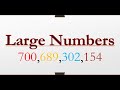 Reading Large Numbers قواعد قراءة 2الاعداد الاصلية الكبيرة الدرس 