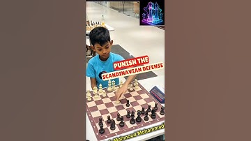 Punish the Scandinavian defence #chess