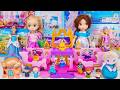Unboxing Disney Princess Toys: Elsa, Cinderella and Rapunzel | Carriage to Castle Transforming Set
