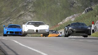 Bugatti Centodieci vs Hypercars at Highlands