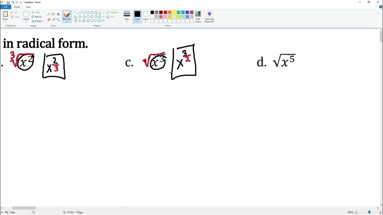 Write each expression in exponential form. #8 - YouTube