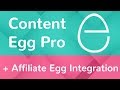 Content Egg + Affiliate Egg Integration