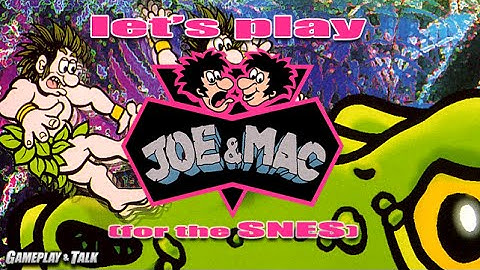 Joe and Mac Full Playthrough (SNES) | Let