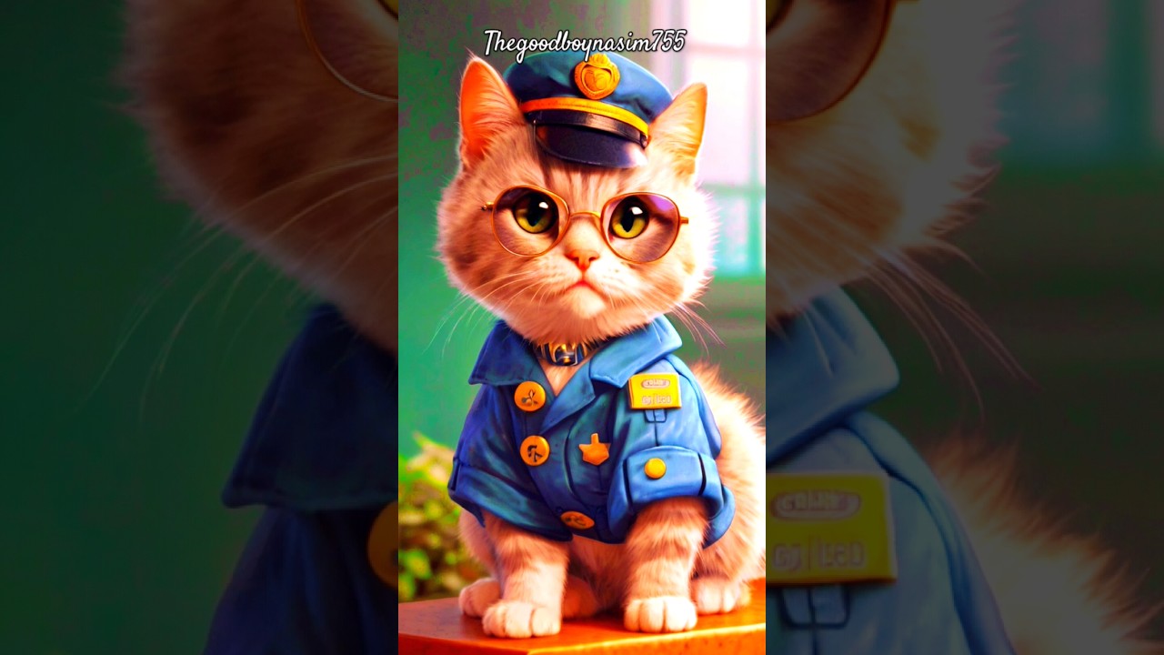 A Police cat 🐈