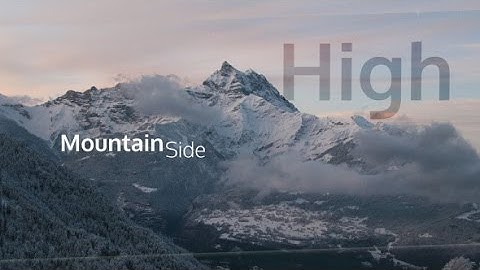 Glass Parallax Slideshow — After Effects project | Videohive template