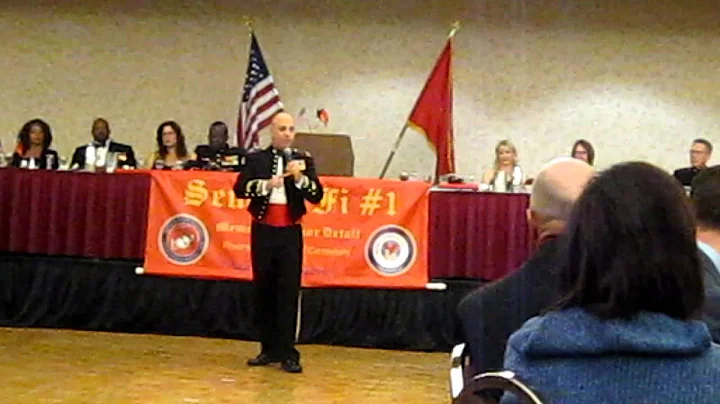 Our Guest Speaker Colonel Breazile USMC