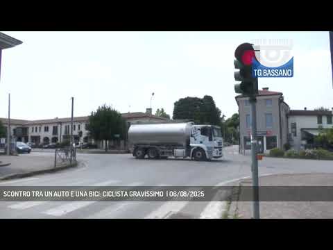 SCONTRO TRA UN'AUTO E UNA BICI: CICLISTA GRAVISSIMO  | 06/08/2025