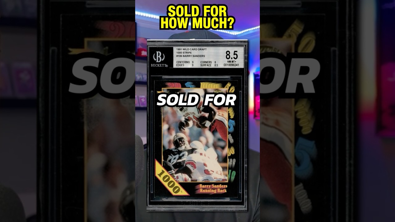 1991 Wild Card Draft 1000 Stripe 