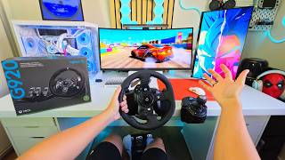 Full I bought a Logitech G920 and my Gaming Setup turned into a SIMULATOR! Update
