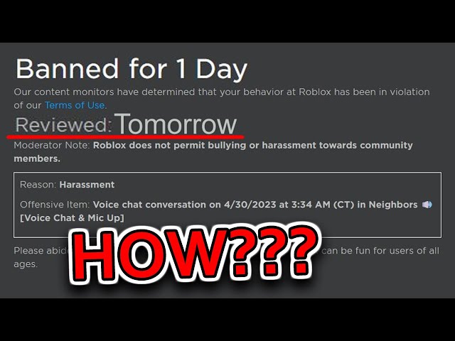 Update on that 1 year ban of mine, I'm now unbanned! : r/ROBLOXBans