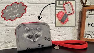 Mini Zip Around Wallet- Custom Order