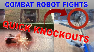 Antweight & Beetleweight Battlebots: Quick Knockouts in combat robots
