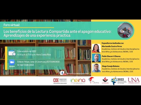 Los beneficios de la Lectura Compartida ante el apagón educativo - YouTube