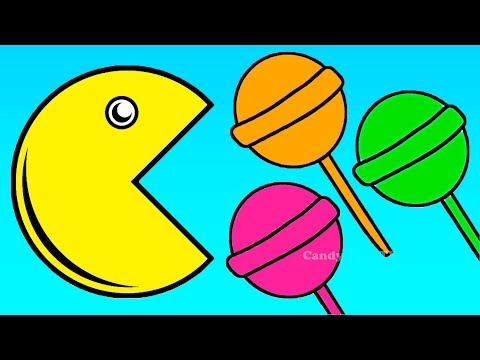 learn-colors-with-lollipop-and-pacman-coloring-pages-for-kids-children-toddler-learn-colors-pacman