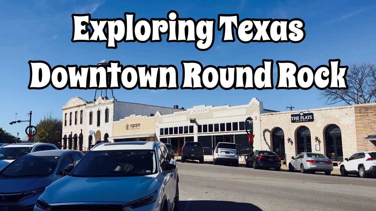 Exploring Downtown Round Rock Texas - Walk and Talk A Little History - Texas Travel History
