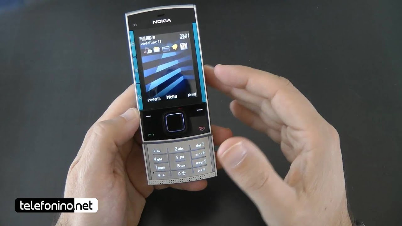 Nokia X3 videoreview da Telefonino.net