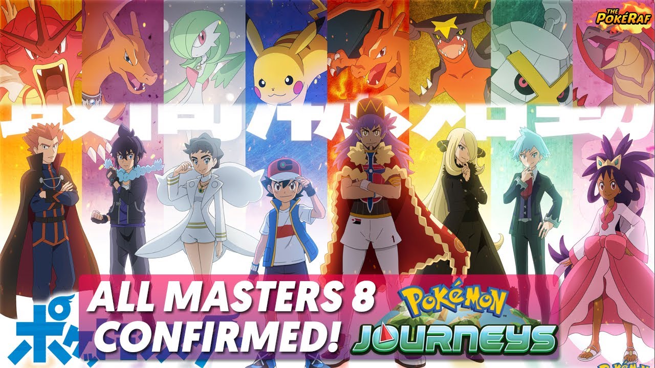 ALL Masters 8 Trainers CONFIRMED! Alain & Steven RETURN, ASH VS ALAIN/STEVEN! - Pokémon Journeys