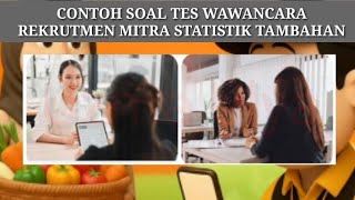 INTERVIEW QUESTIONS FOR PROSPECTIVE PARTNERS ‼️|| EXAMPLES ‼️|| SUPPLEMENTAL STATISTICAL PARTNER ...