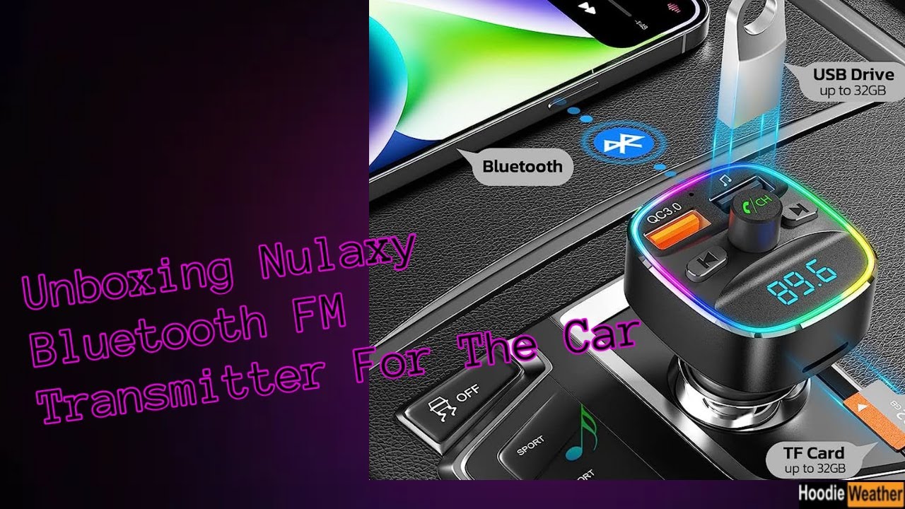 Unboxing Nulaxy Bluetooth FM Transmitter For The Car 