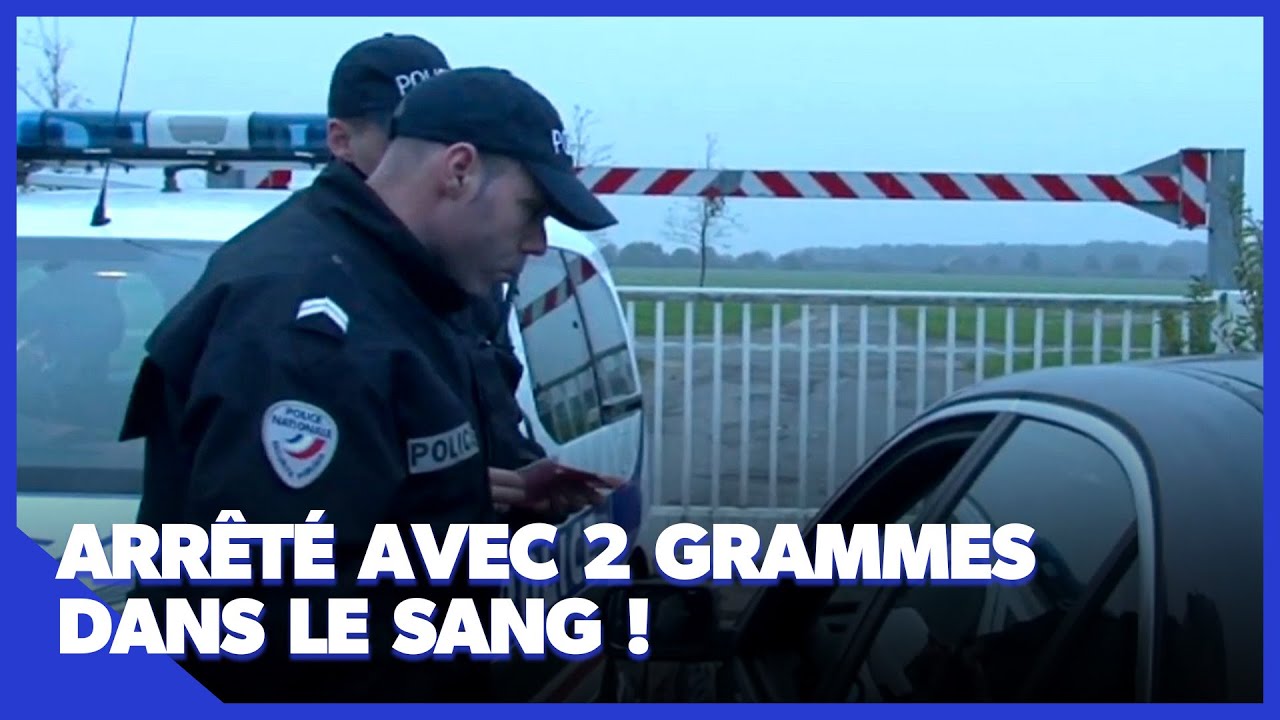 Il se fait arrêter avec 2,6 grammes d'alcool dans le sang au volant !