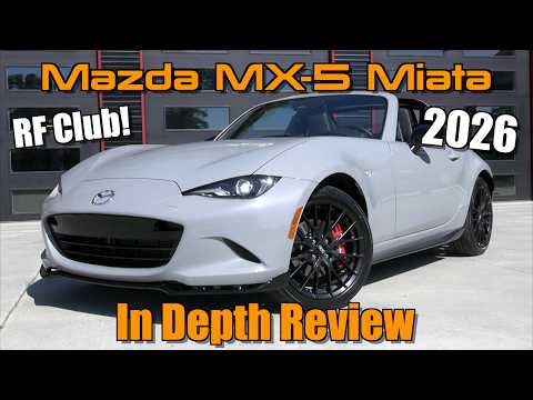 2026 Mazda MX-5 Miata RF Club: Start Up, Test Drive & In Depth Review