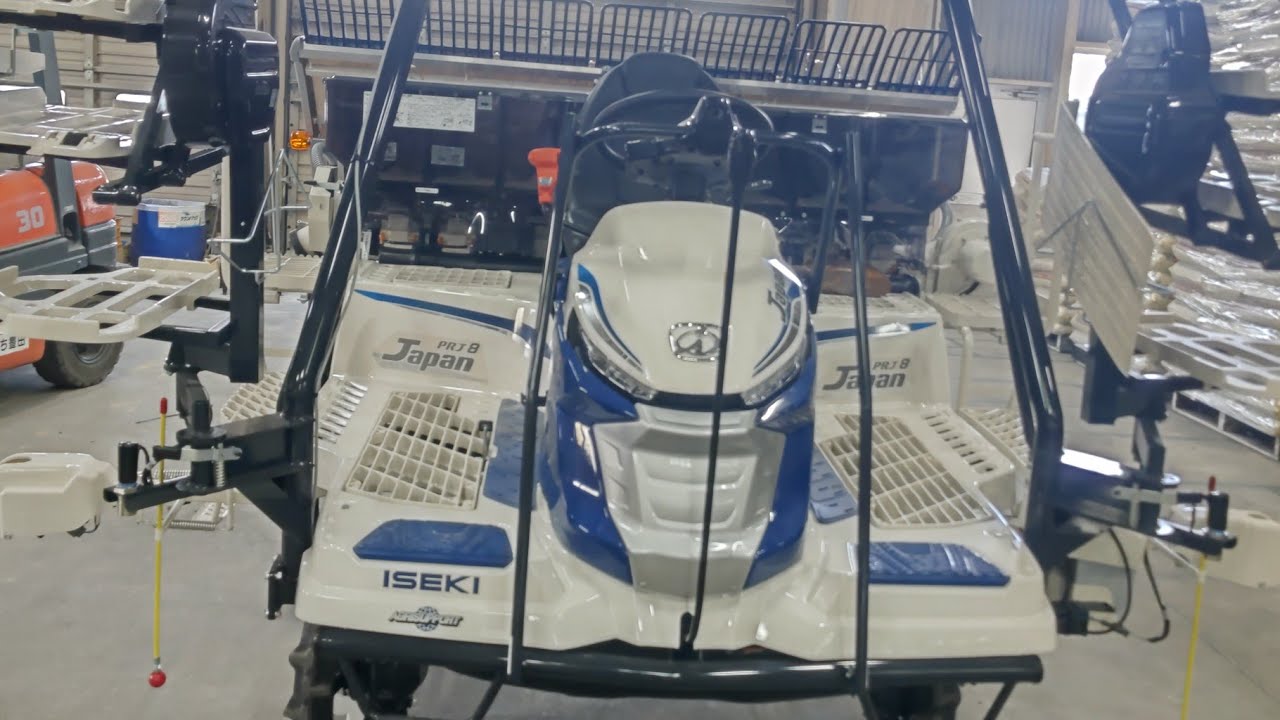 新しい田植機がやってきた！！可変施肥のISEKI！！