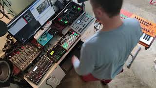 Stepping Out Of The Comfort Zone - Psytrance Jam in 150 bpm
Lyrics:
Stepping out of the comfort zone,
Into the unknown, weve grown.
Beats guide us, hearts synchronize,
In this rhythm, our spirits rise.
Voice: AI Salli π
The Big Band:
- Waldorf XTK: pads, lead
- BOSS RC-505: filter and eq on the XTK
- Elektron Analog Four MKII: bass, arp
- Elektron Analog Four MKI: leads, sfxs
- Elektron Digitakt: drums, voice
- Synthstrom Deluge: Sequences for A4MK2 & XTK
- Strymon Bigsky: cloud reverb on the XTK
Made for @hardwarejams Upside Down Challange
#dawless #goa Stepping Out Of The Comfort Zone - Psytrance Jam in 150 bpm