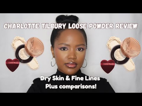 Charlotte Tilbury AIRbrush Flawless Blur Loose Powder Review | Dry Skin &amp; Fine Lines