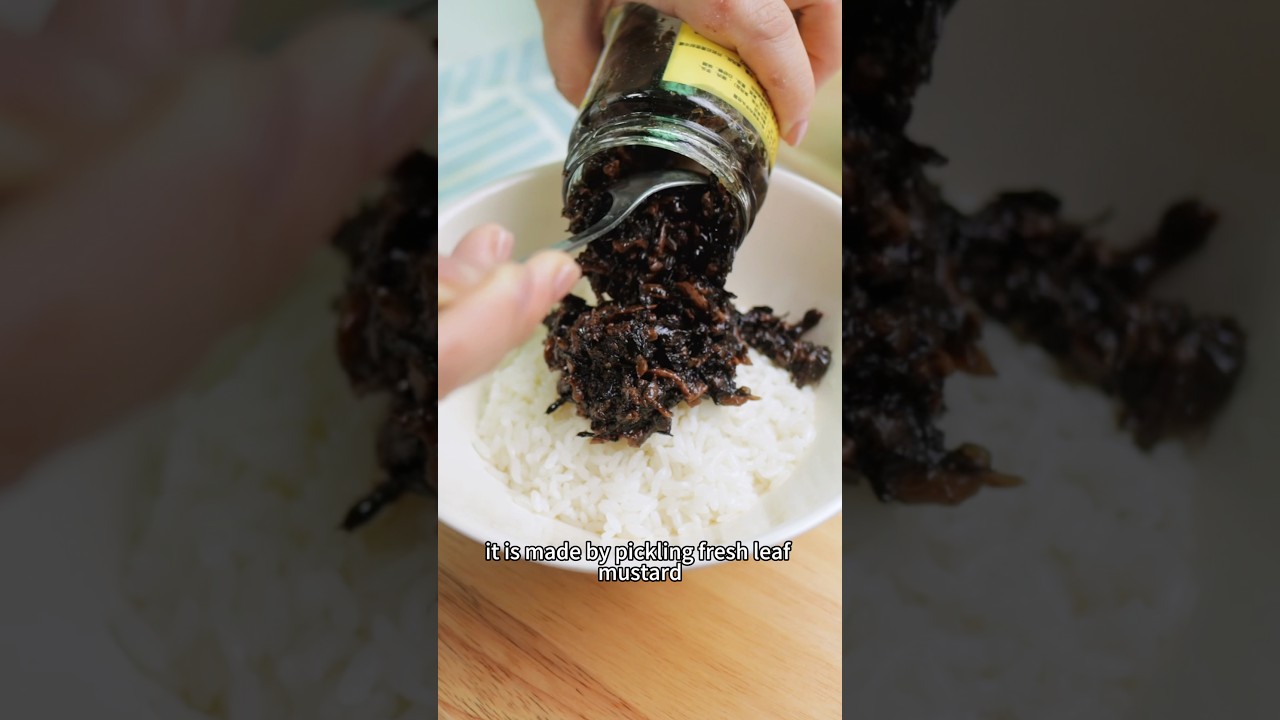 traditional chinese dish ：preserved vegetable.