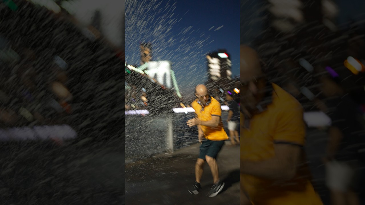 I was trying to film a music video at the Brooklyn Bridge but the water had other plans lol