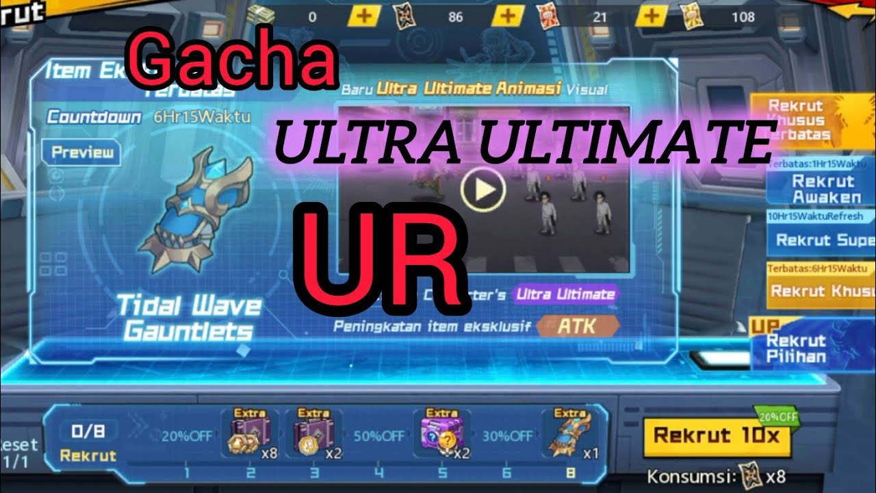 Kelamaan vakum, jadi cuma ada UR Deep Sea king 👑