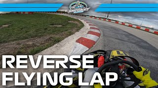 REVERSE LAYOUT Flying Lap At Kart Circuit Autobahn