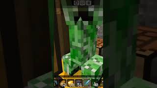 A stupid creeper blew up my storage #Minecraft#Hardcore