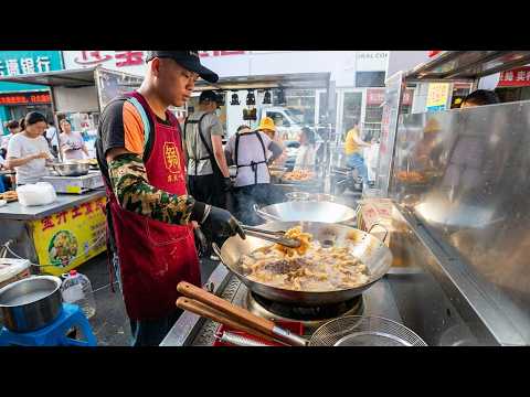 Chinese Street Food: Guo Bao Rou Cooking Process