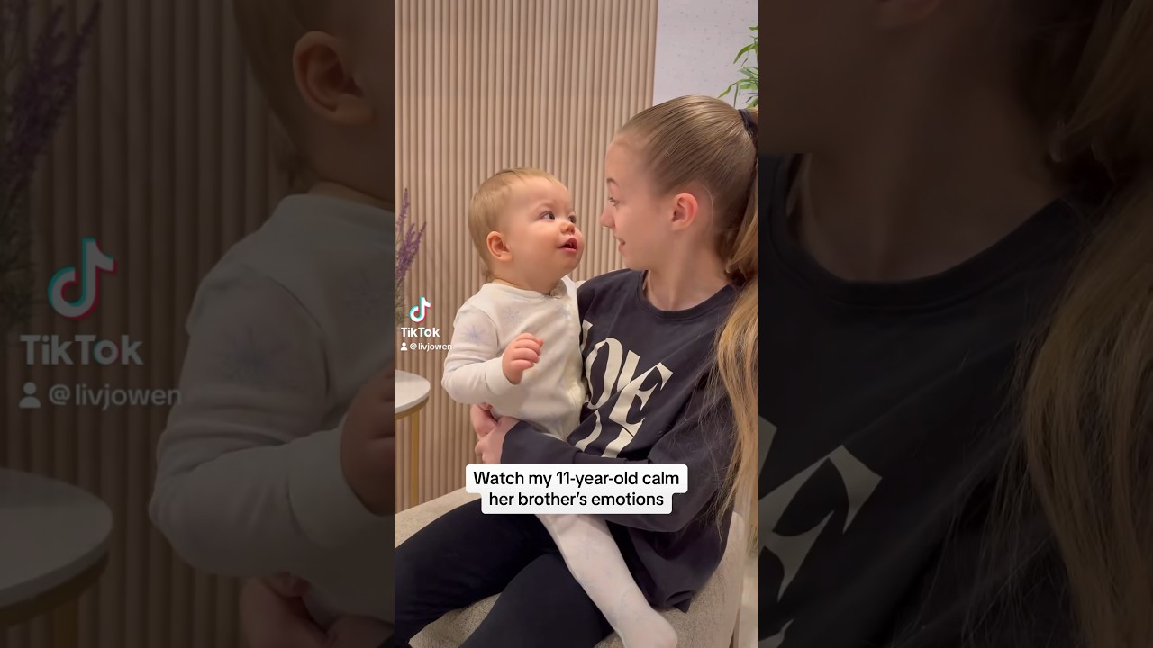 11 year old Helps Brother  