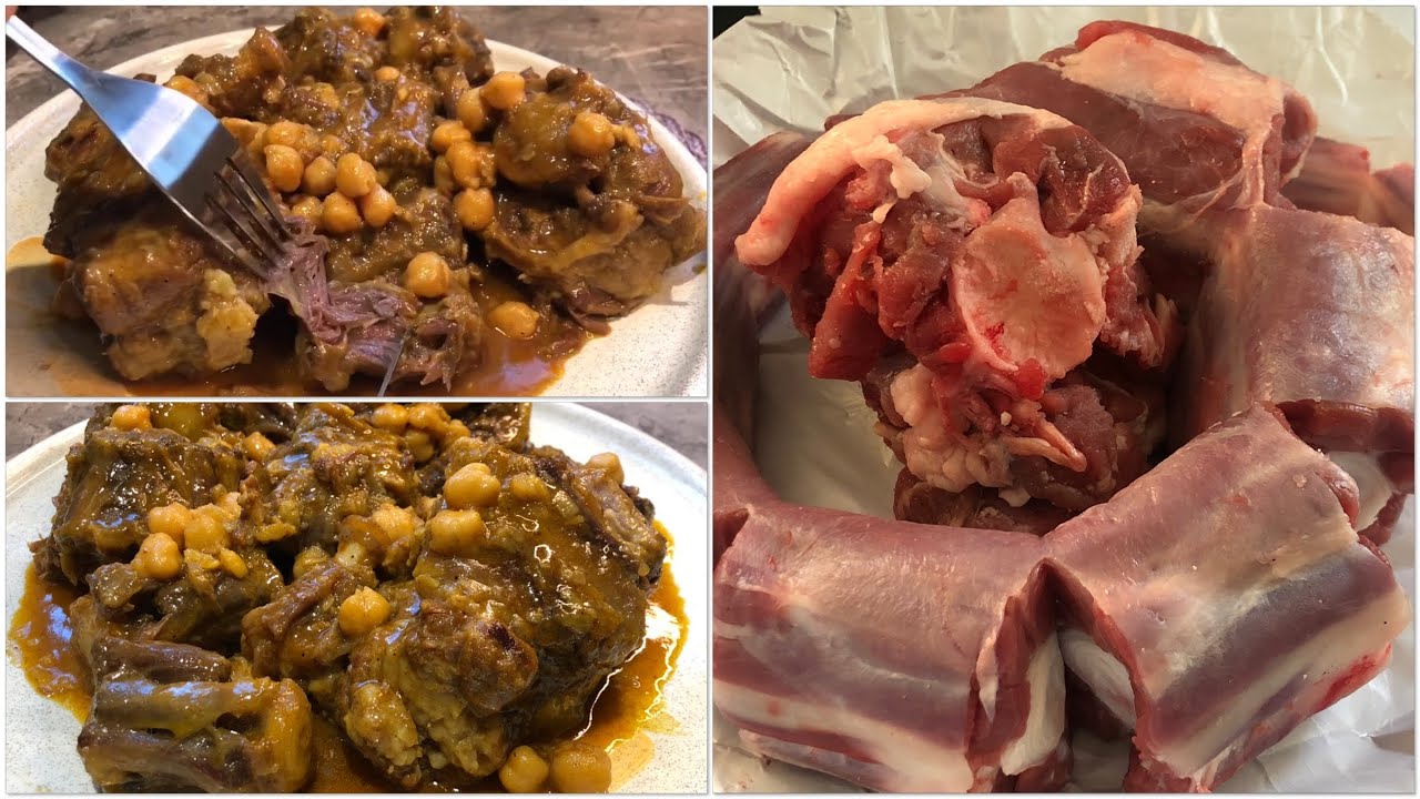 الكعاوي أو لحم الديالة بالحمص معلكة شهيوة على حقها وطريقها