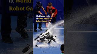 Thrills and spills at World Humanoid Robot Games