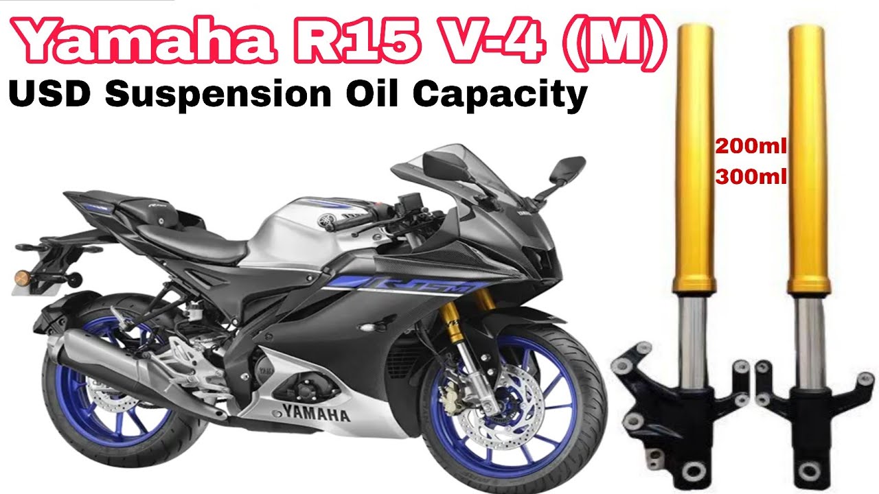 Yamaha R15 V4 (M) Shocker Oil Change | USD Suspension Oil Change | 