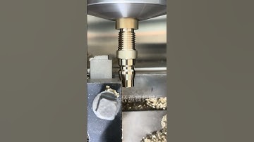 黄铜零件加工 #cnc #machine#machining