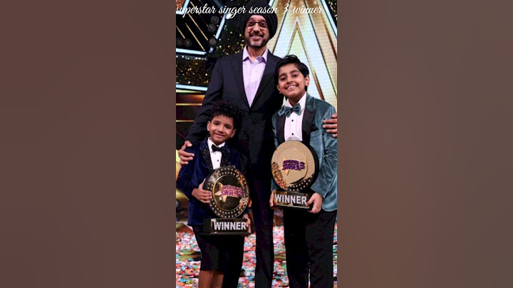 Superstar singer season 3 winner |  Avirbhav & Atharv 🏆winner #singer #shorts #viralshorts #trending
