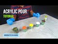 Swipe and Flow: Acrylic Fluid Art Tutorial for Stunning Results Narrated in Hindi