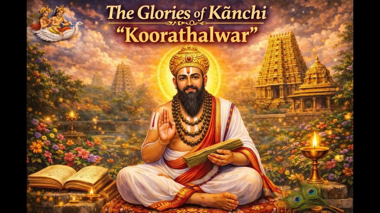 The Glories of Kānchi – “Koorathalwar” - The Greatest Vaishnava #kanchigauravani 