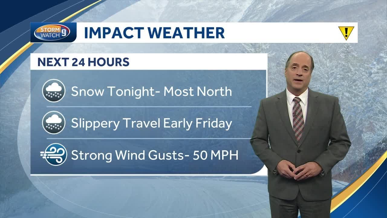Video: Overnight snow could make for slippery morning commute - YouTube