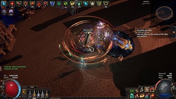UVM Path of Exile 3.8  Rewritten Distant Memory standard Boss fight lvl 73