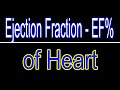 Ejection fraction  ef of heart  prof asif ali khan