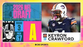 Raiders select Keyron Crawford in Third Round | 2026 NFL Draft Grades &amp; Reaction
