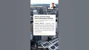 Alasan Tuntutan Uang Paksa (Dwangsom) Ditolak #hukum #lawyer #pengacara