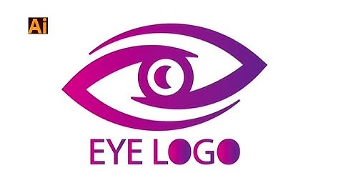Unleash creativity | Creating a Stunning Eye Logo | colorful eye logo design | illustrator Toturial