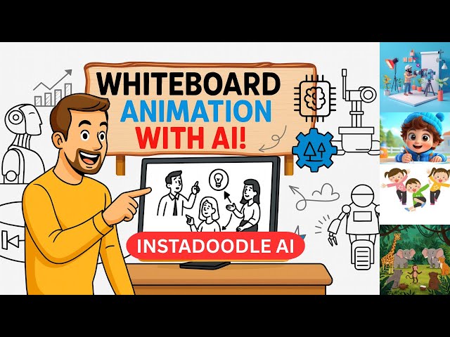 Whiteboard Animation Video Using AI 🎬| InstaDoodle AI Wizard Tutorial